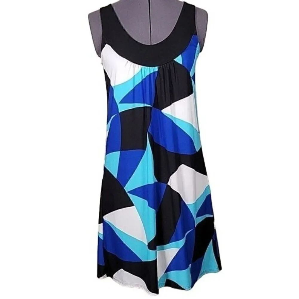 Kokoon Geometric Sleeveless Mini Dress Sz XS